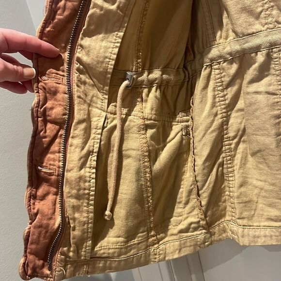 Free People not your brother’s surplus utility/military jacket SZ Xsmall - Picture 6 of 16
